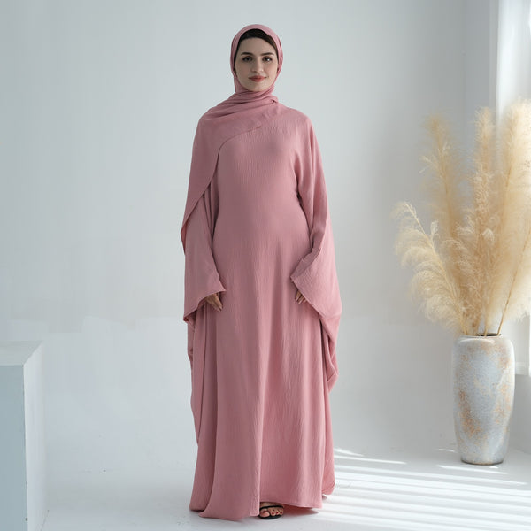 Babyroze Jazz Crêpe Vlinder Abaya Jurk