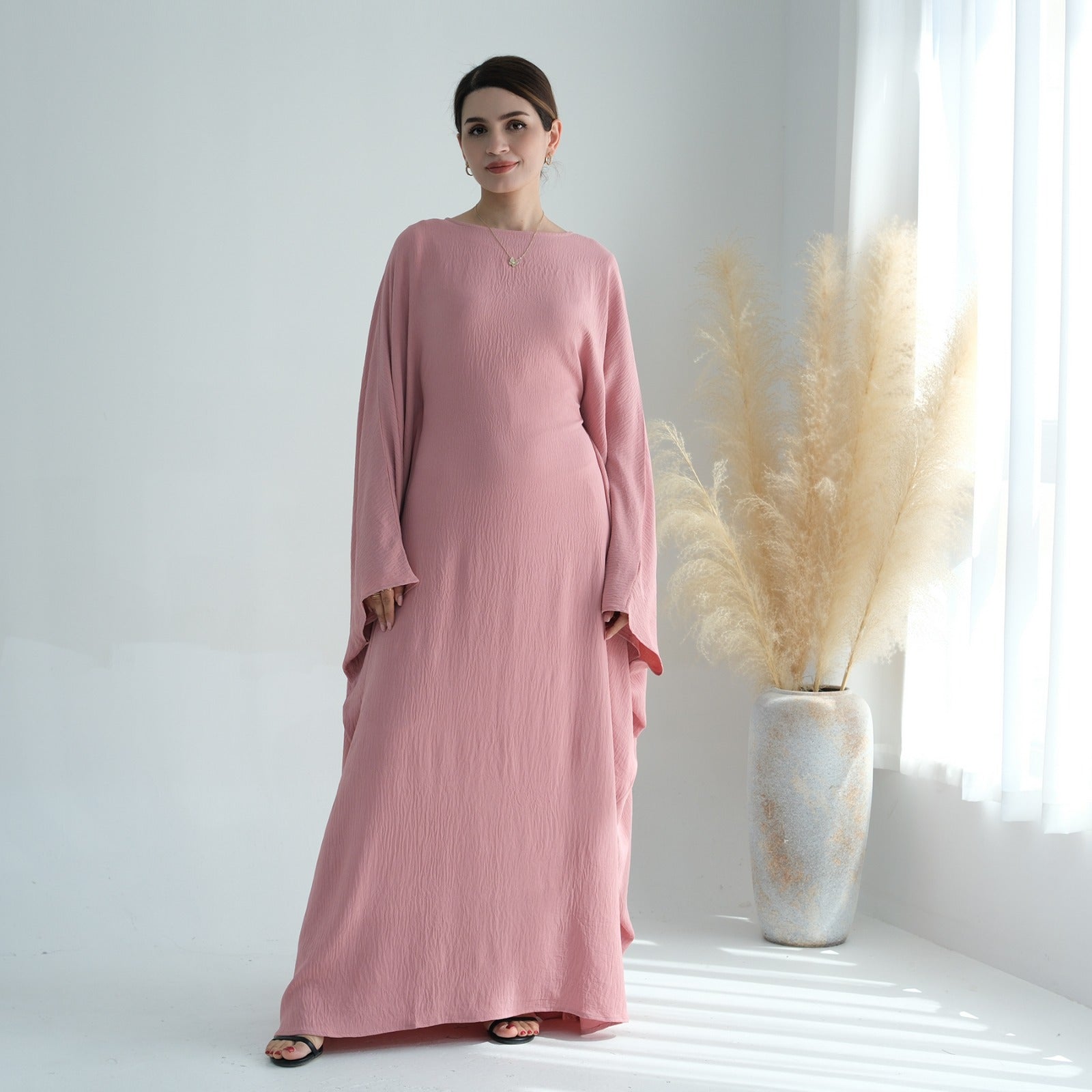 Babyroze Jazz Crêpe Vlinder Abaya Jurk