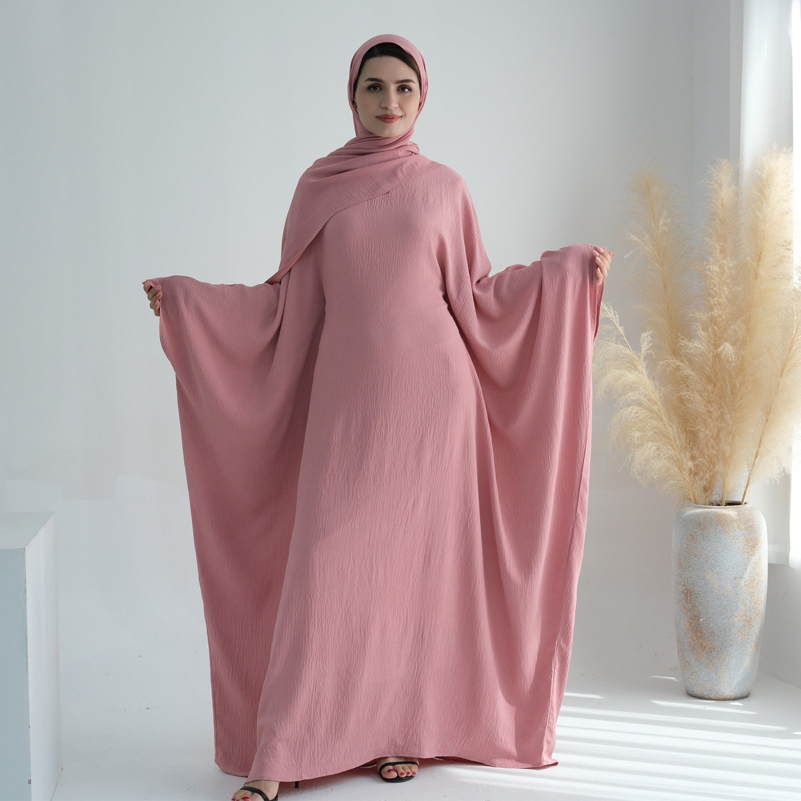 Babyroze Jazz Crêpe Vlinder Abaya Jurk