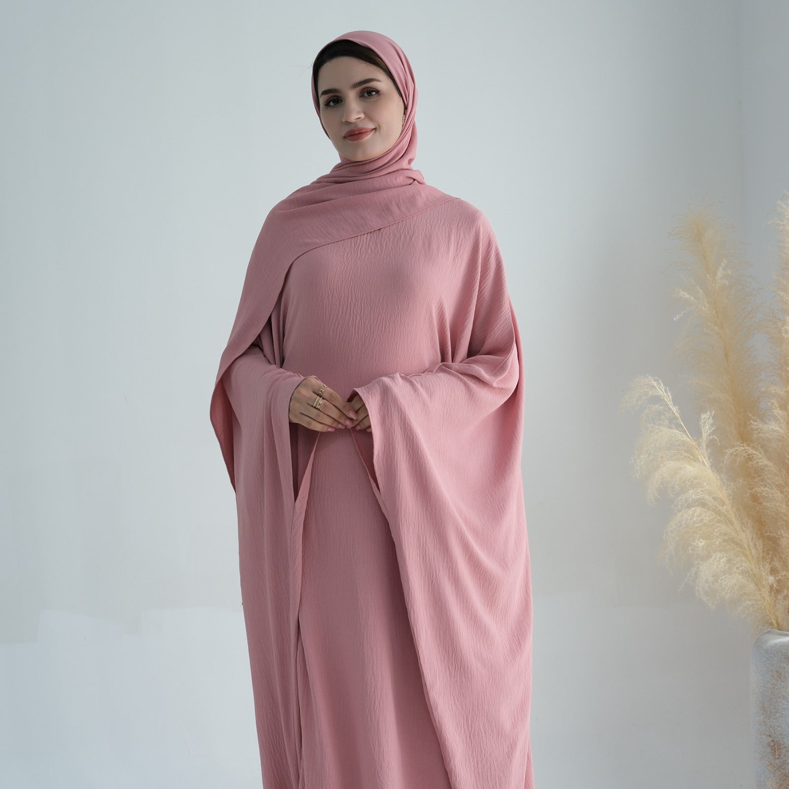 Babyroze Jazz Crêpe Vlinder Abaya Jurk