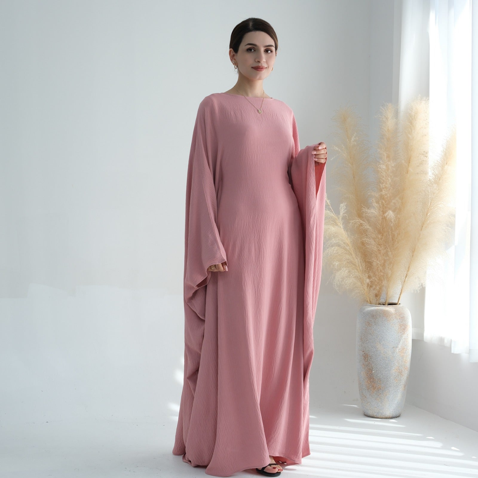 Babyroze Jazz Crêpe Vlinder Abaya Jurk