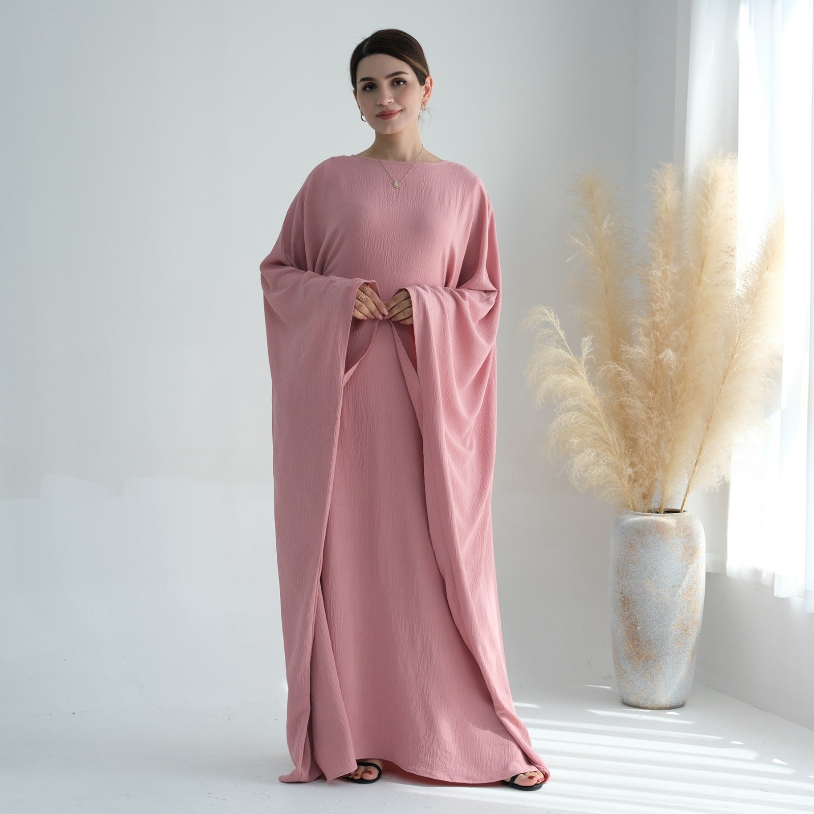 Babyroze Jazz Crêpe Vlinder Abaya Jurk