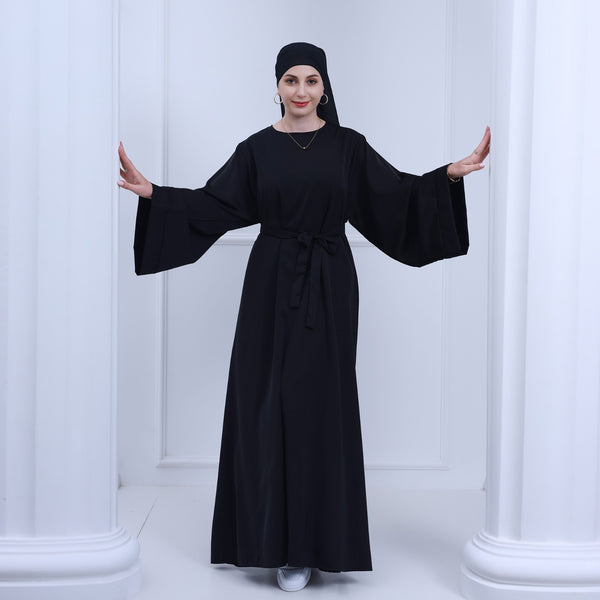 Nachtzwart Nida Abaya Jurk