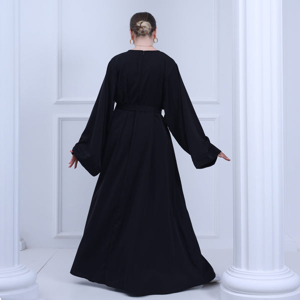 Nachtzwart Nida Abaya Jurk
