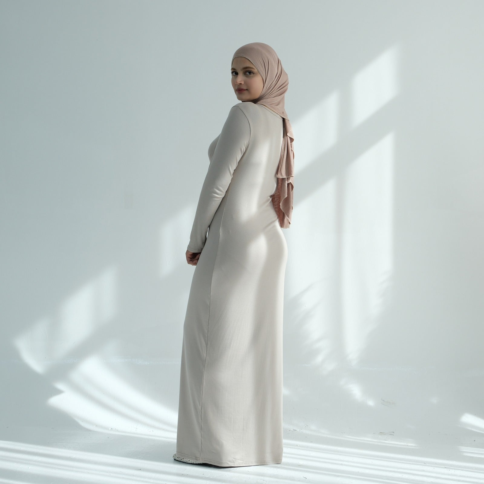 Perfect Fit Jersey Katoen Abaya Jurk