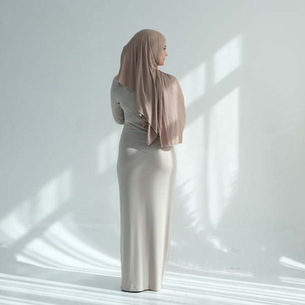 Perfect Fit Jersey Katoen Abaya Jurk