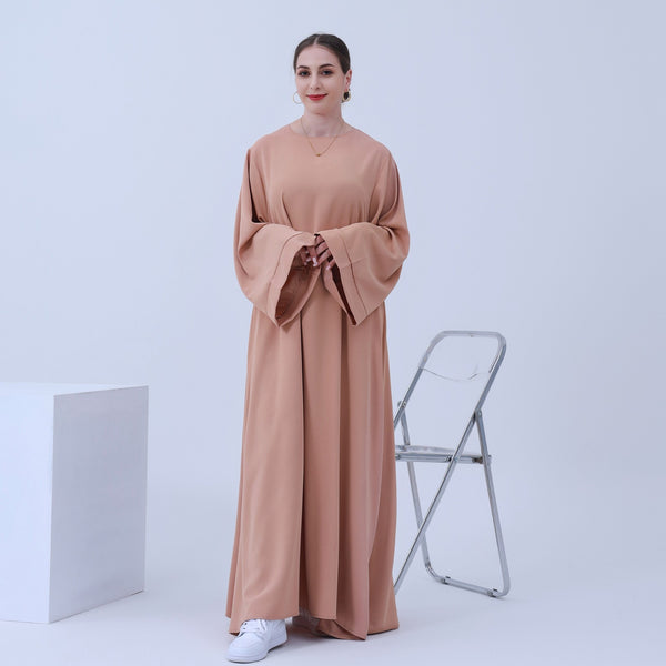 Perzikroze Nida Abaya Jurk