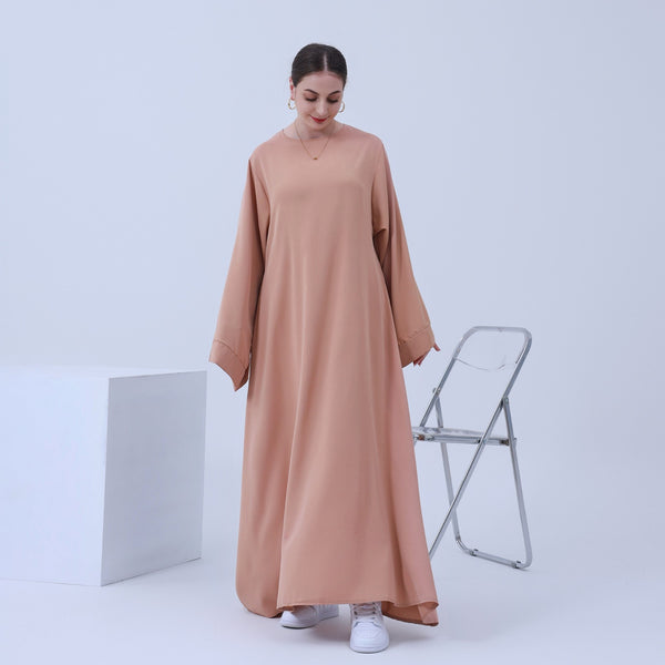 Perzikroze Nida Abaya Jurk