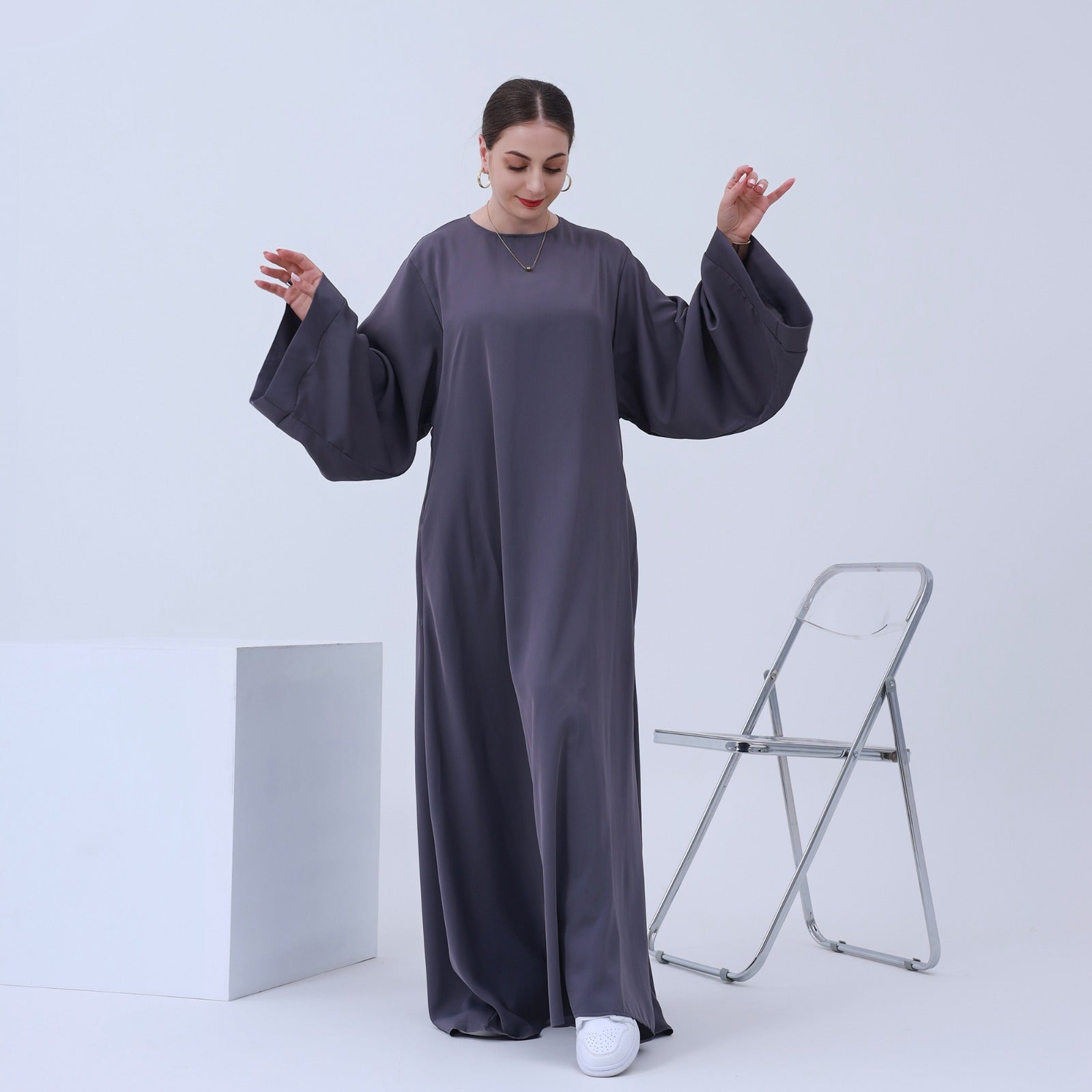 Rookpaars Nida Abaya Jurk